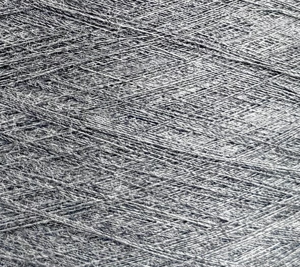FBSilk – Filati Buratti Art. G3622 3200 m / 100 g – Fil 100% soie tussah col. Gris moyen mélangé 42947